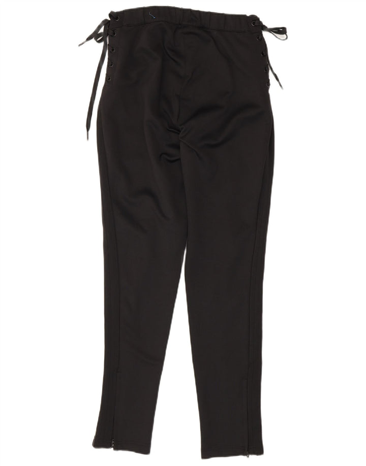Pantaloni della tuta da donna Adidas UK 14 cotone medio nero