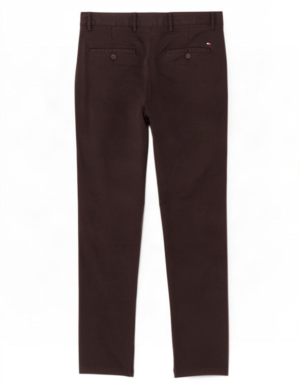 Pantaloni chino slim da uomo Tommy Hilfiger W31 L32 cotone nero