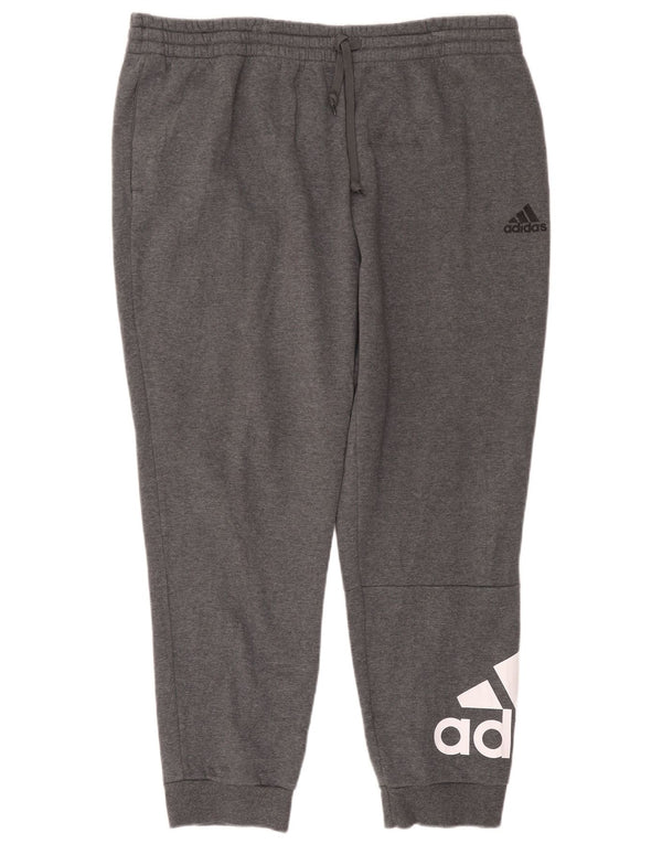 Pantaloni da tuta grafica da uomo Adidas Joggers 2XL Poliestere grigio