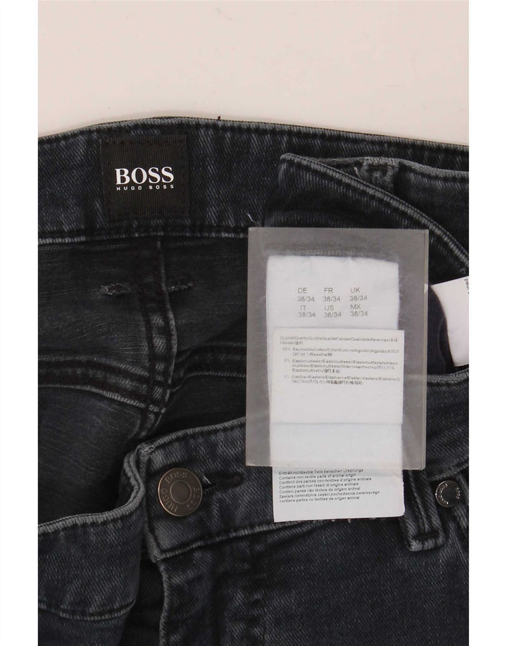 Jeans slim da uomo Hugo Boss W38 L34 cotone blu