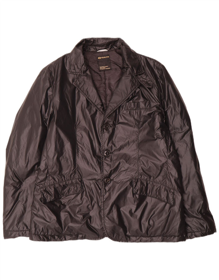 Giacca blazer a 3 bottoni da uomo X-Cape UK 42 XL nera poliammide