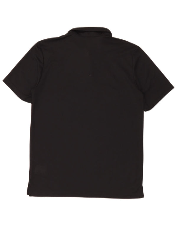 Polo Adidas Climalite da ragazzo 13-14 anni in poliestere nero