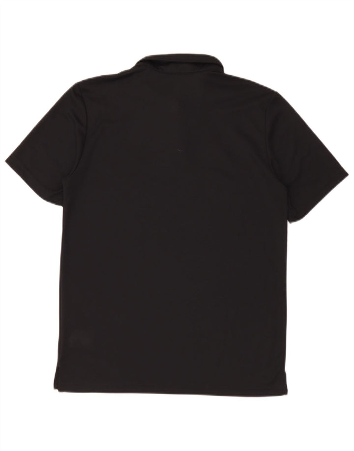 Polo Adidas Climalite da ragazzo 13-14 anni in poliestere nero