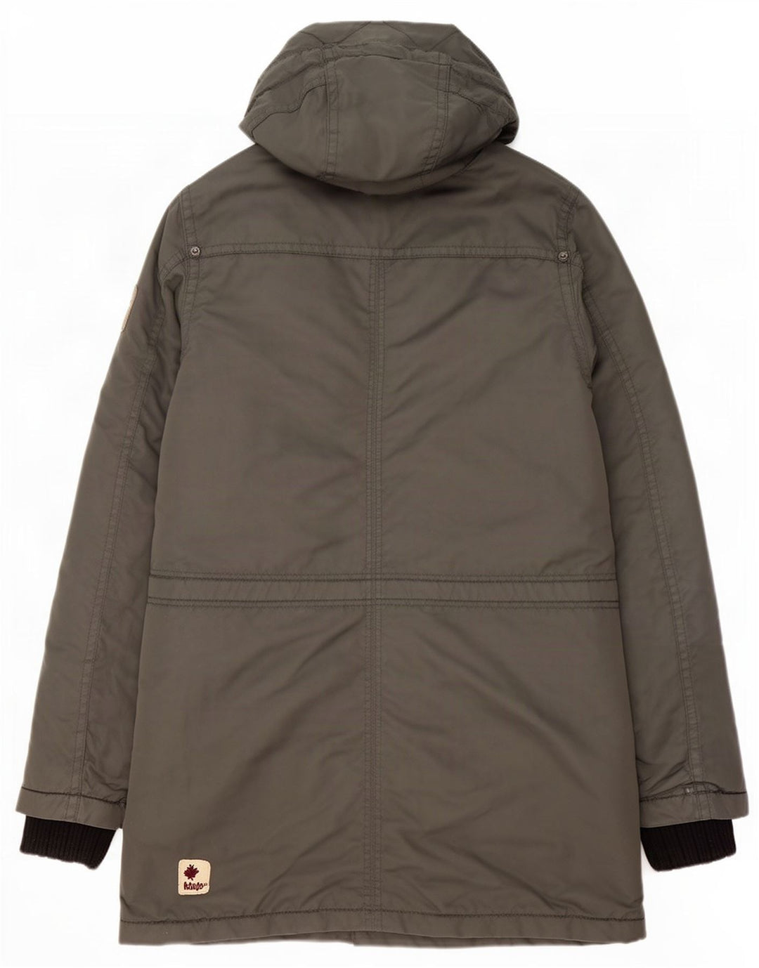 Giacca parka da uomo con cappuccio KHUJO UK 36 Small Verde Poliestere