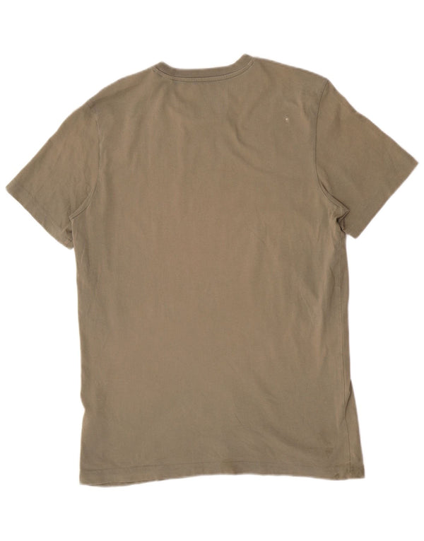 T-shirt grafica da uomo Adidas Top in cotone kaki medio