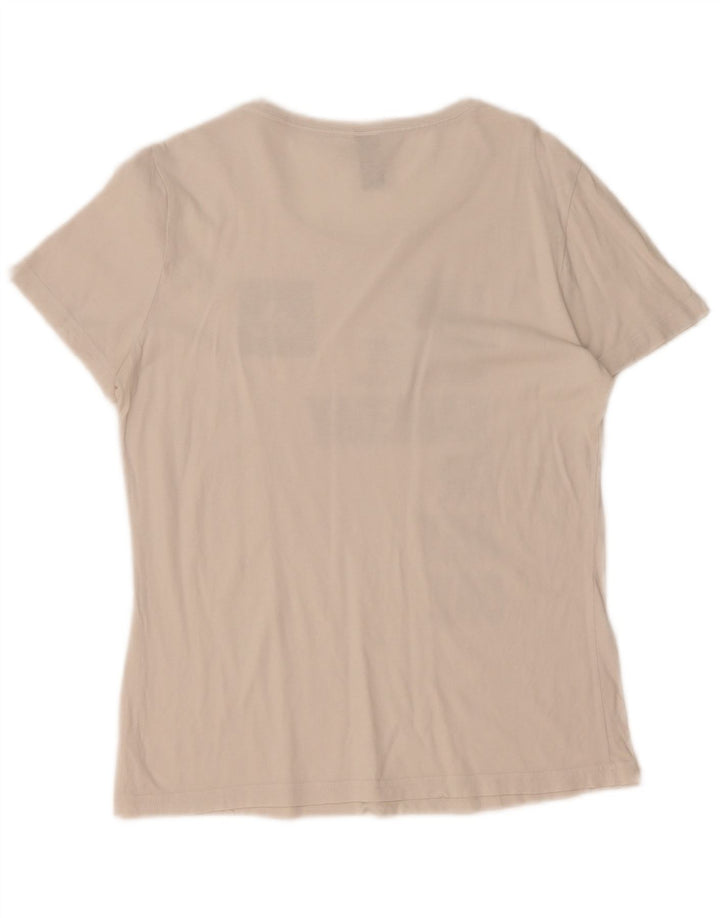 T-shirt grafica da donna Adidas Top UK 14 Medium White