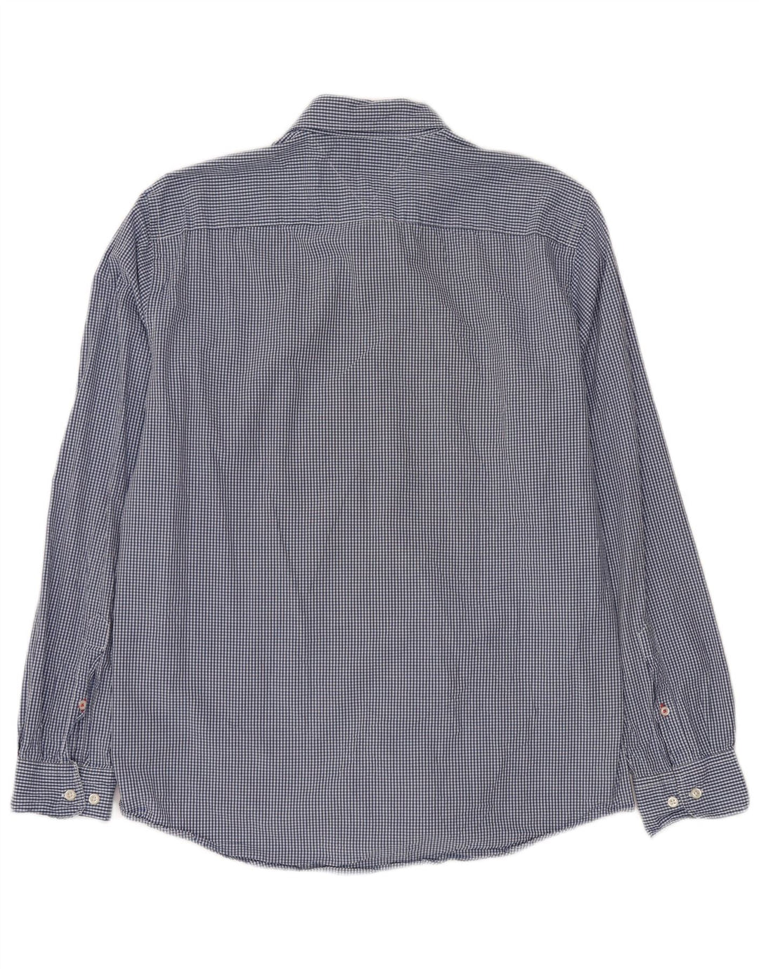 TOMMY HILFIGER Camicia da uomo vestibilità regolare grande cotone a quadretti blu