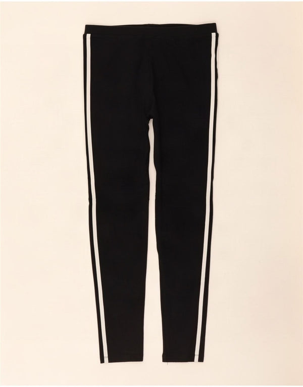 Leggings Adidas da donna UK 12 medio nero cotone