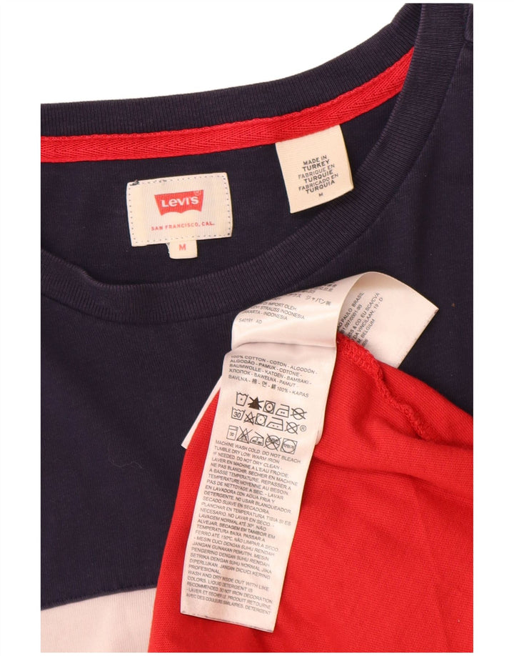 T-shirt grafica da uomo Levi's Top in cotone color block multicolore medio