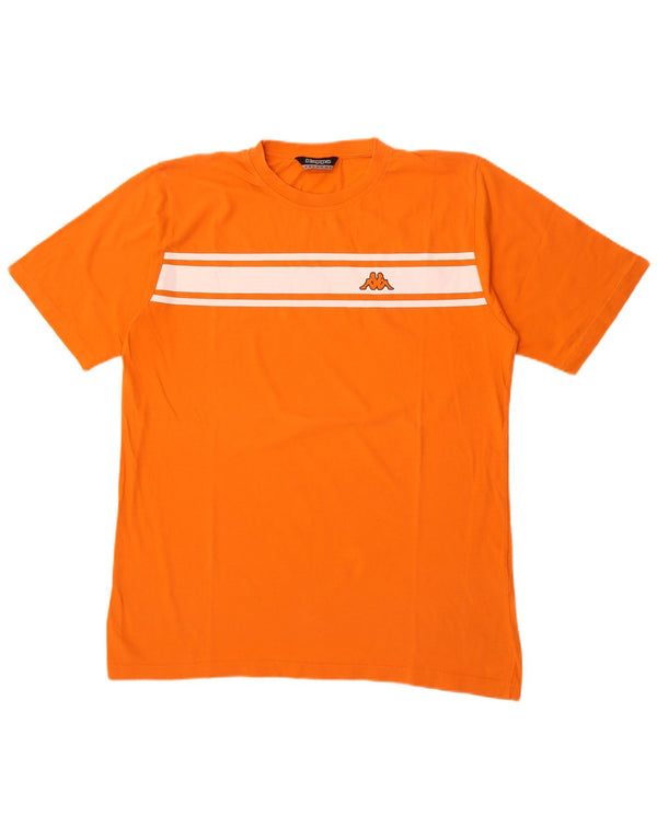 T-shirt uomo Kappa Top 2XL Arancione Cotone