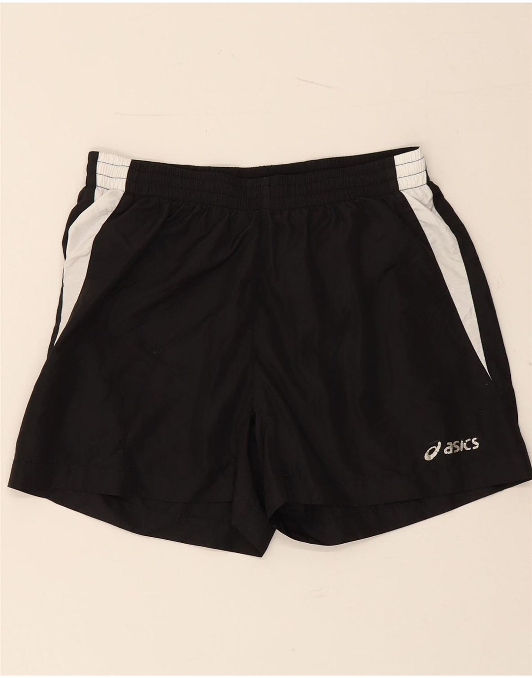 Pantaloncini sportivi ASICS da donna UK 10 Small poliestere mimetico nero