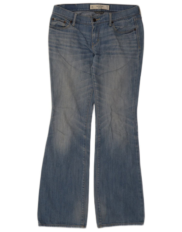 Jeans bootcut da donna Abercrombie & Fitch US 2 XS W26 L31 cotone blu