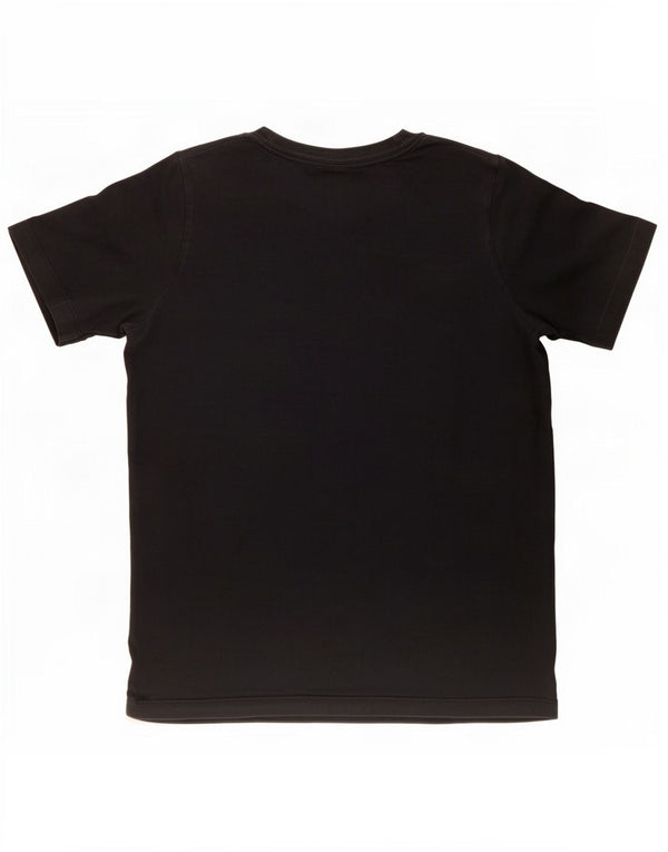 T-shirt grafica da ragazzo Nike Top 12-13 anni grande in cotone nero