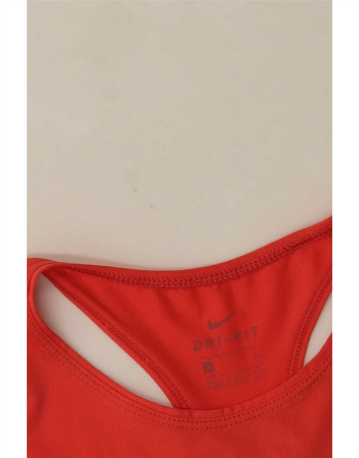 Canotta Nike Dri Fit da donna UK 10 piccola arancione