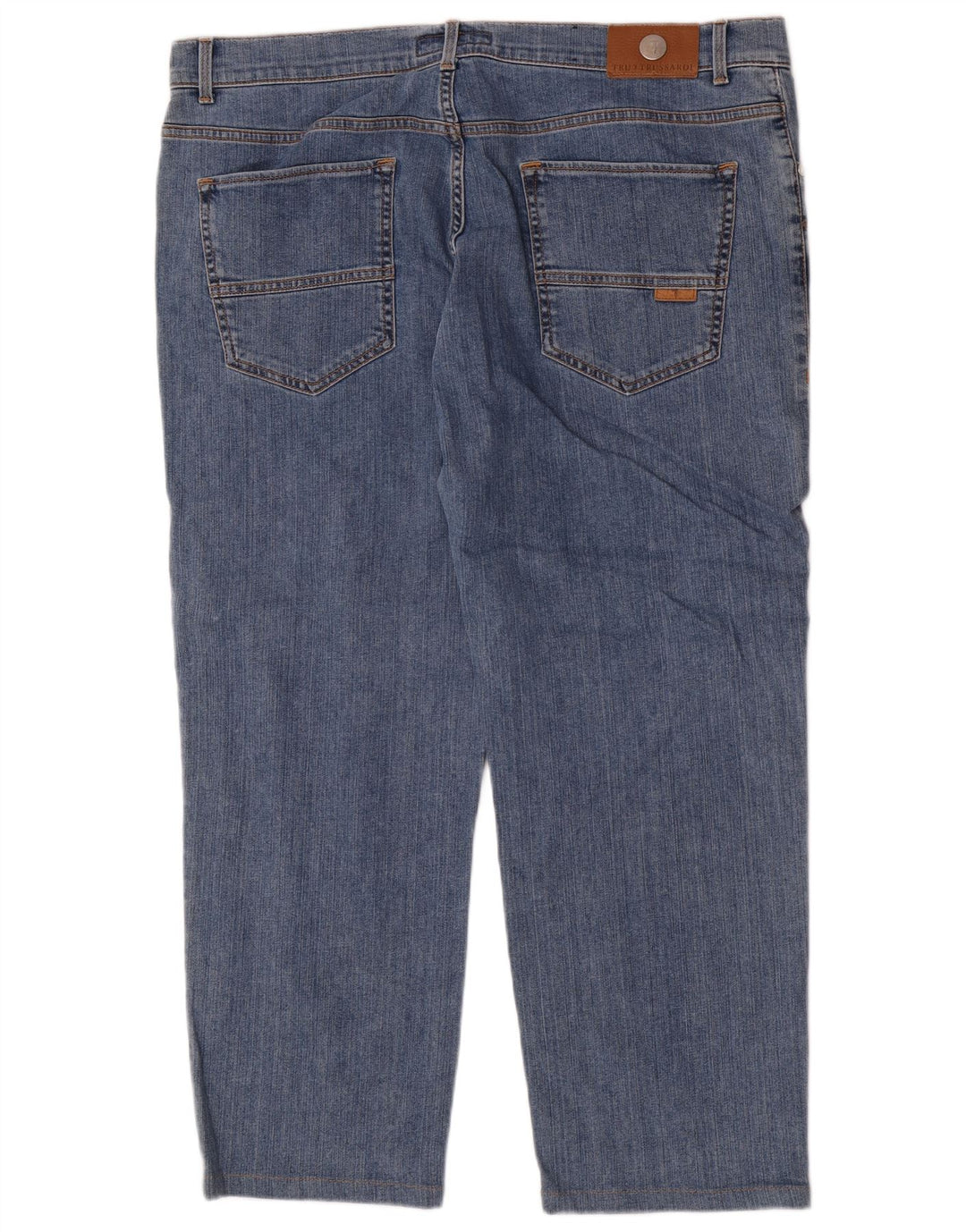 Jeans Trussardi Uomo Regular Straight W42 L26 Blu Cotone