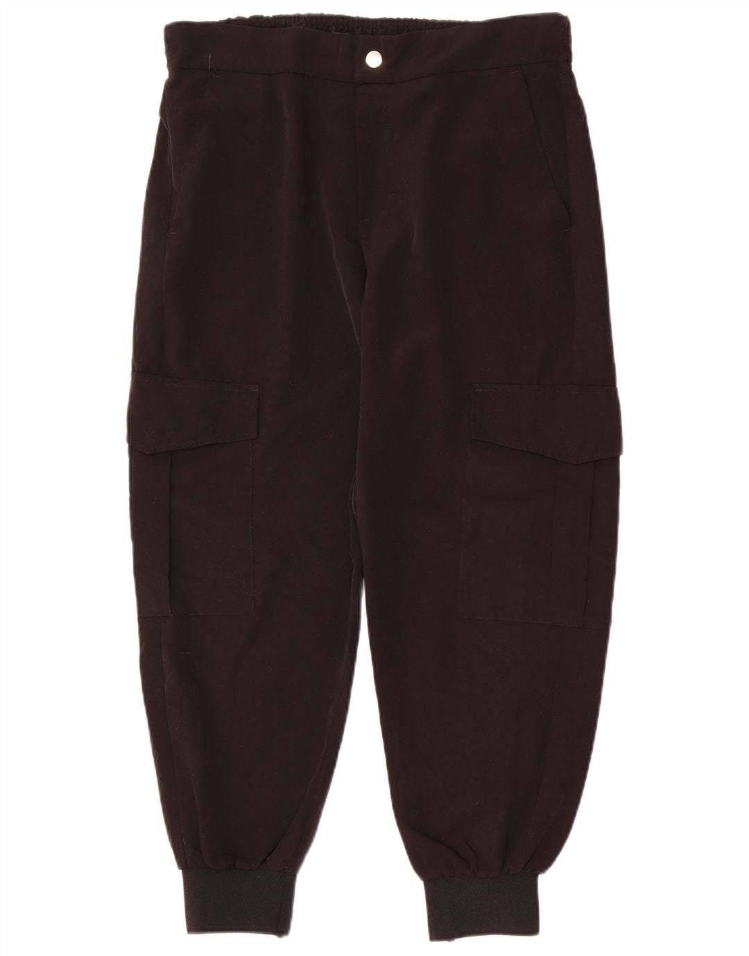 Pantaloni cargo ZARA da donna Joggers grandi W3 poliestere nero