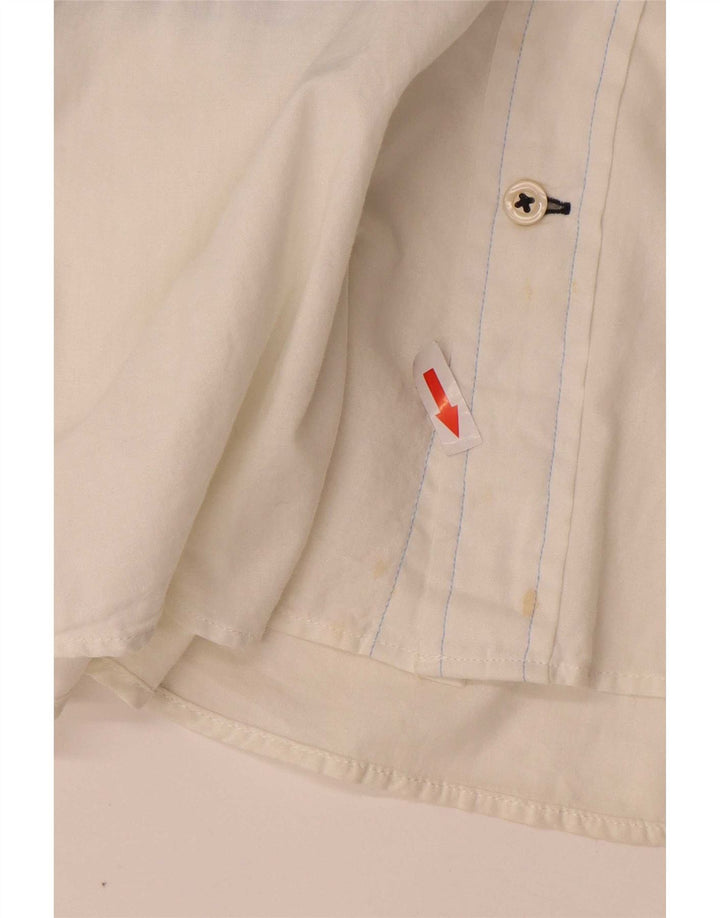 Camicia da uomo a maniche corte personalizzata Tommy Hilfiger Colorblock blu medio