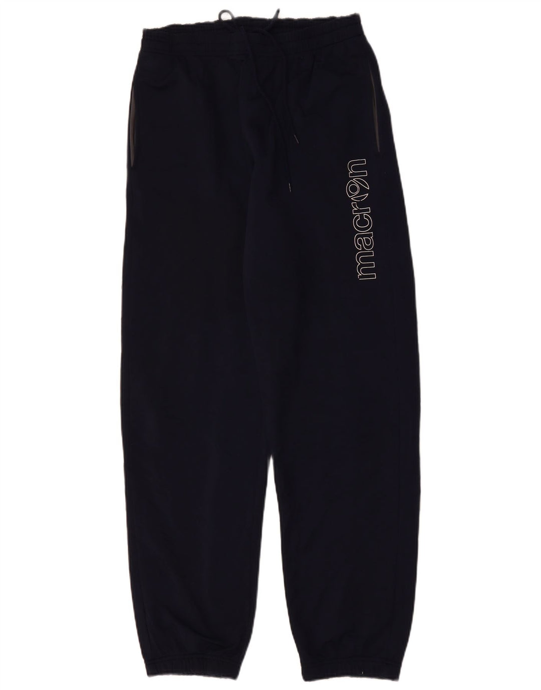 MACRON Pantaloni da tuta con grafica da uomo Joggers medio blu navy