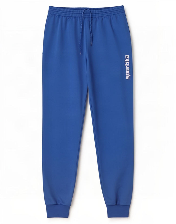 Pantaloni da tuta con grafica vintage da uomo, pantaloni da jogging, grandi in poliestere blu