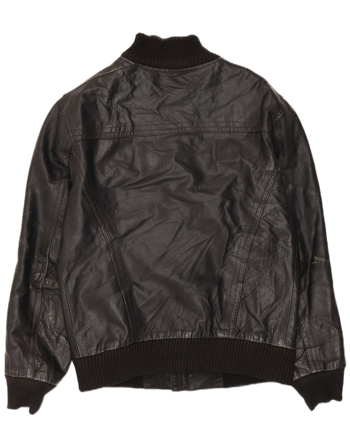 Giubbotto Pelle Uomo Conbipel IT 46 Small Pelle Nera