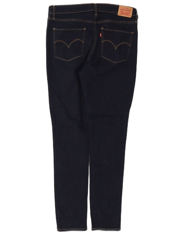 Jeans skinny a vita alta Levi's 721 da donna W32 L30 cotone blu navy