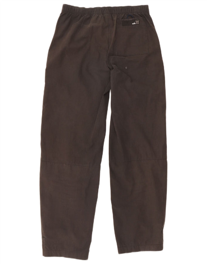 Pantaloni casual dritti Nike da donna US 4/6 Small W30 L29 poliestere grigio