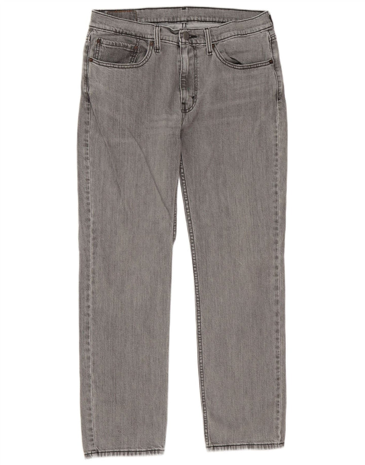 Levi's Uomo 514 Jeans dritti W34 L32 Cotone grigio