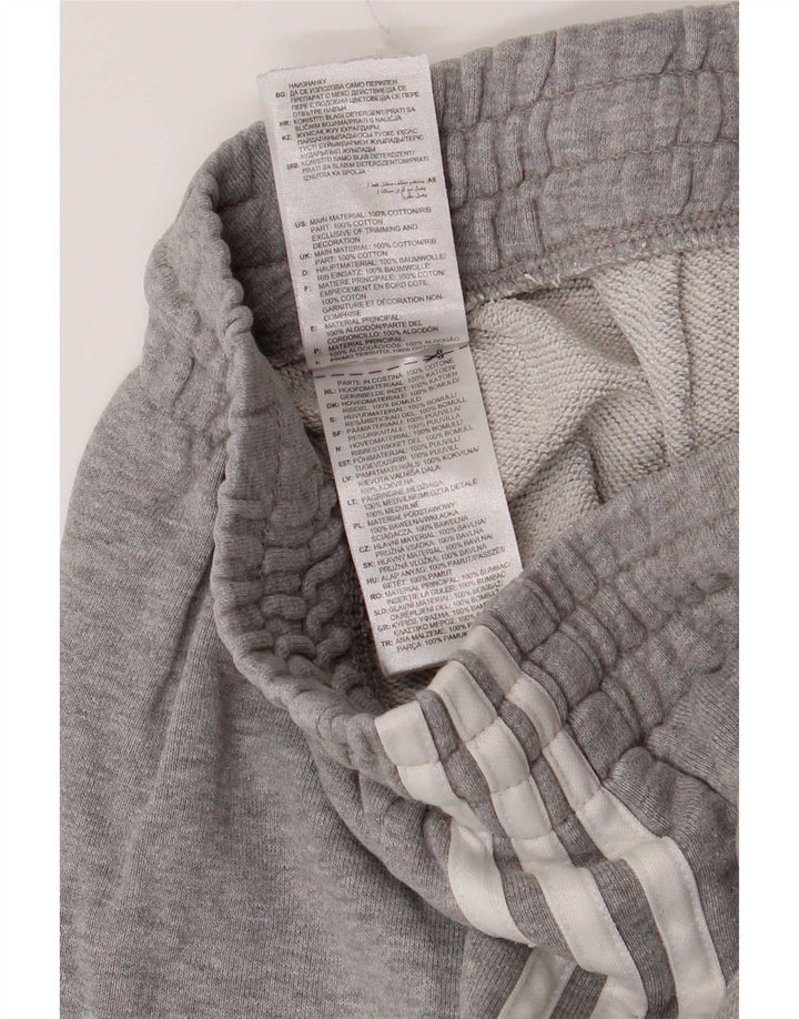 Pantaloni da tuta da uomo Adidas Joggers grandi in cotone grigio