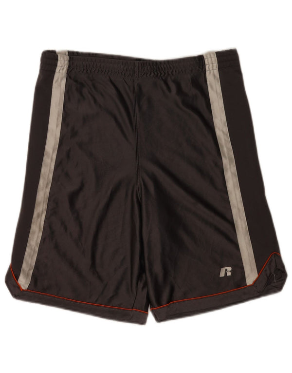 Pantaloncini sportivi da ragazzo Russell Athletic 12-13 anni Large Grey Colourblock