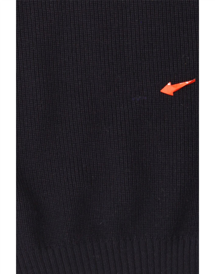 Maglione girocollo da uomo Explorer IT 50 medio in lana blu navy