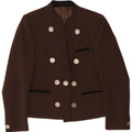 Giacca blazer vintage da donna UK 14 marrone medio