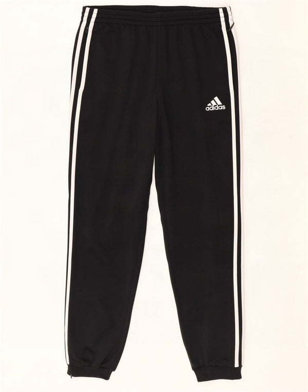 Adidas Mens Tracksuit Trousers Joggers UK 40/42 Medium Black Polyester