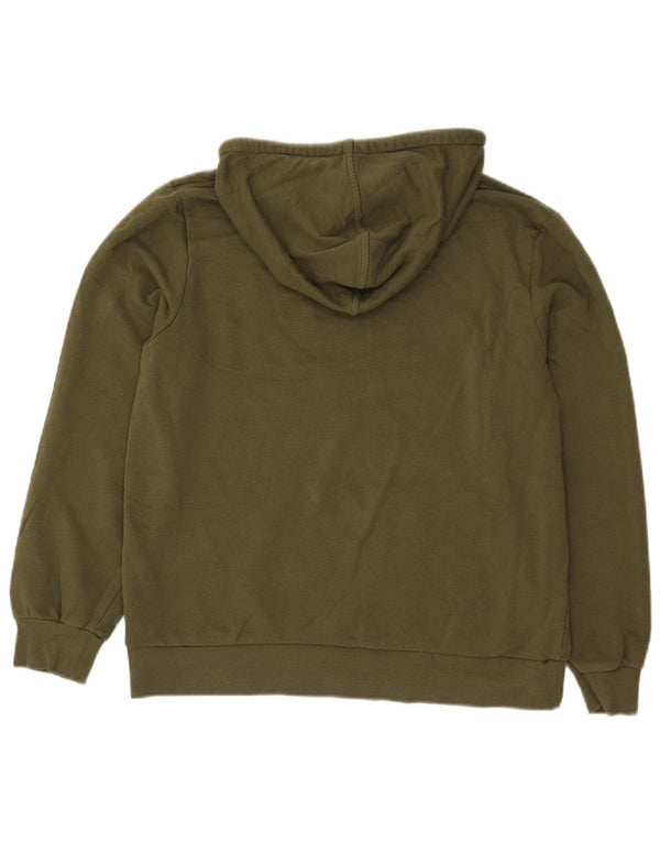 Maglione con cappuccio da donna Marks & Spencer UK 14 grande cotone kaki