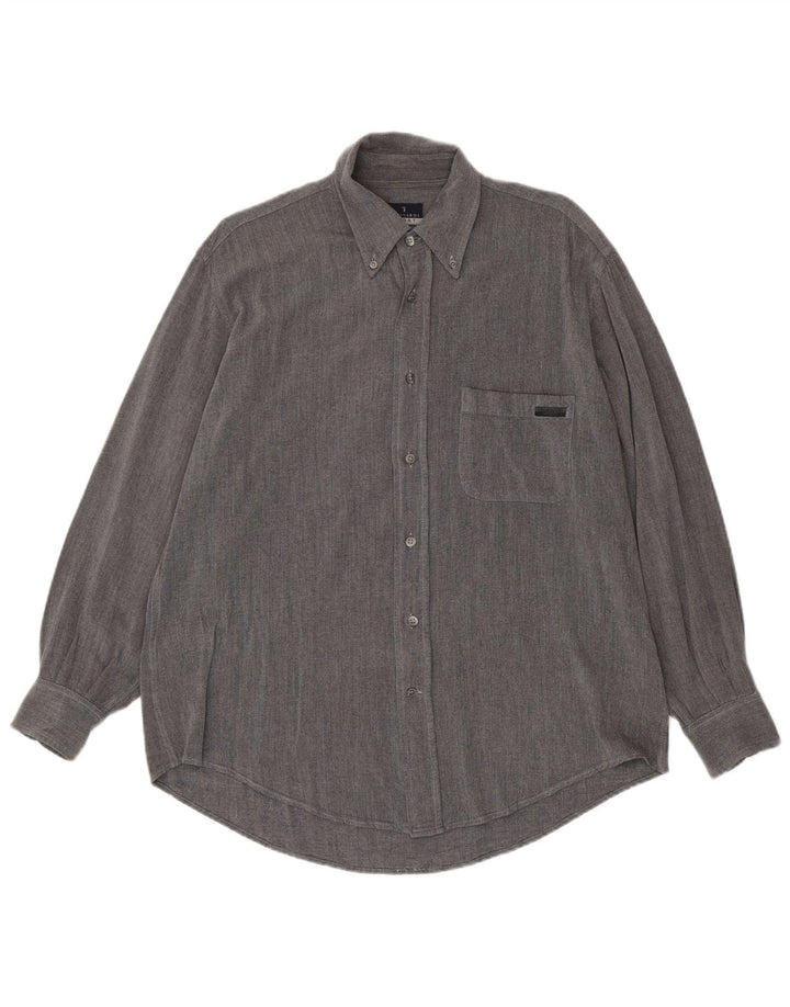Camicia Trussardi Uomo XL Viscosa Grigia