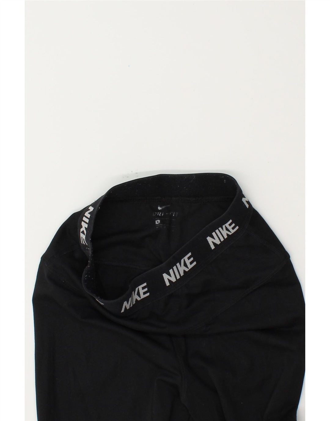 NIKE Womens Dri Fit Graphic Leggings UK 2 2XS  Black Vintage Nike and Second-Hand Nike from Messina Hembry 