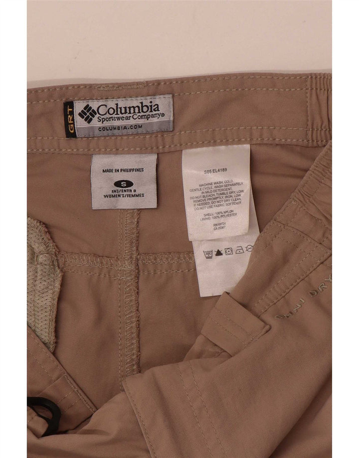 Pantaloncini cargo Columbia da donna piccoli W26 in nylon beige