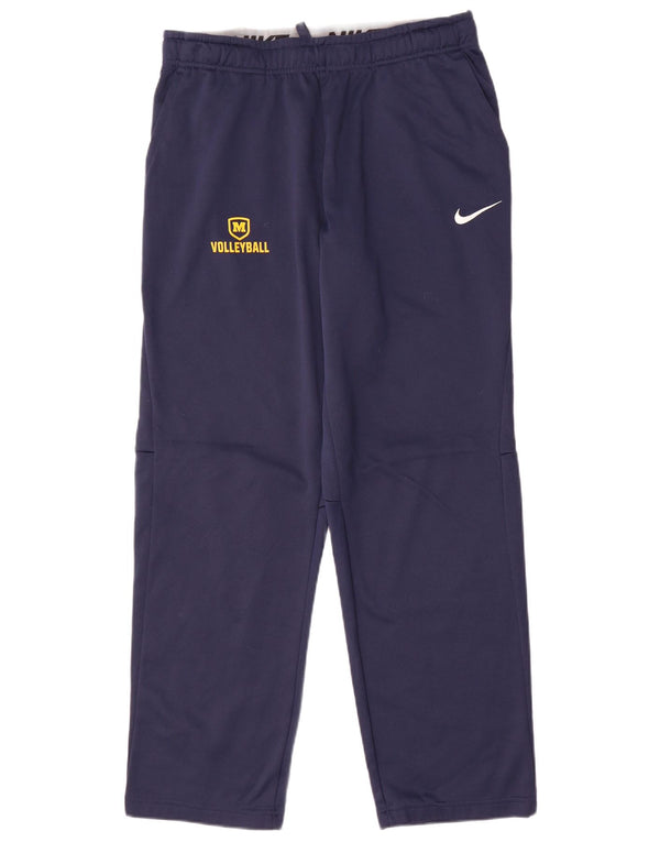 Pantaloni della tuta da uomo Nike Michigan Large in poliestere blu navy