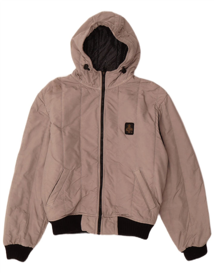 Bomber con cappuccio Refrigiwear da ragazzo 13-14 anni XL grigio poliammide