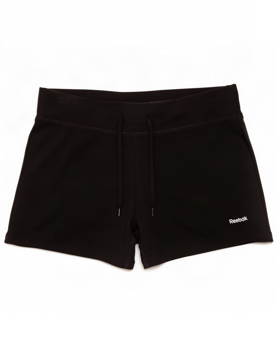 Pantaloncini sportivi Reebok da donna UK 14 medio nero cotone