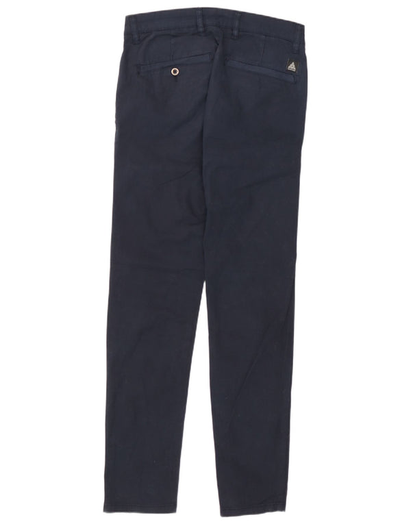 Pantaloni chino slim da uomo Zara EU 36 XS W29 L30 Blu navy
