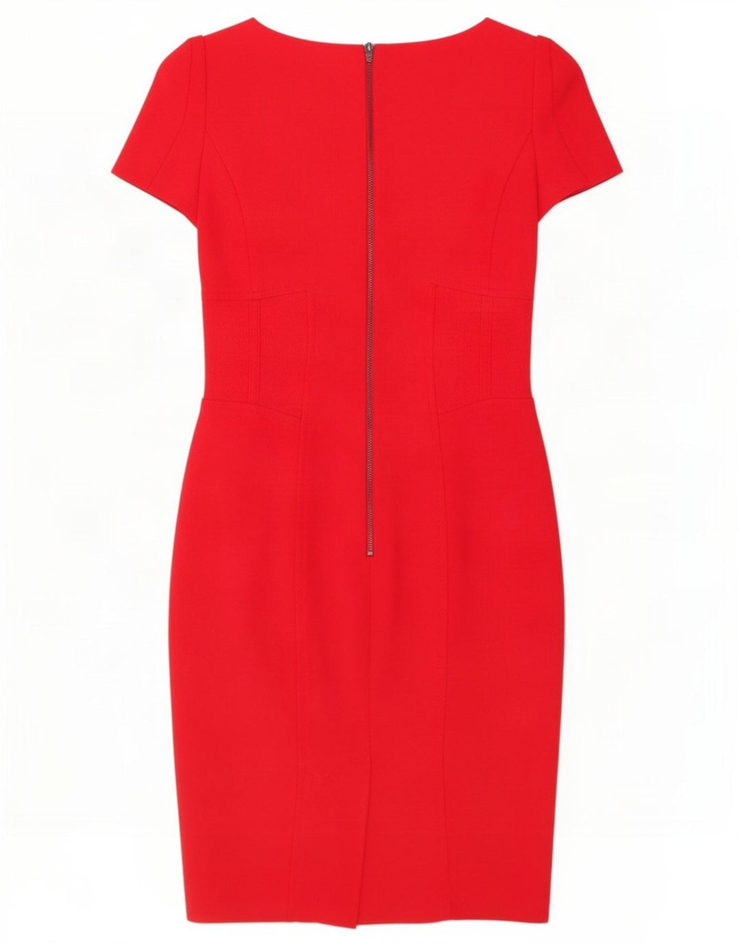 Abito tubino da donna Marks & Spencer UK 8 piccolo poliestere rosso