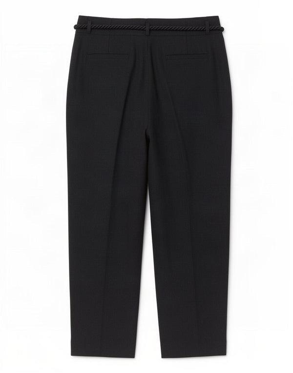 Pantaloni corti affusolati da donna Marks & Spencer UK 14 Large W32 L25 Neri