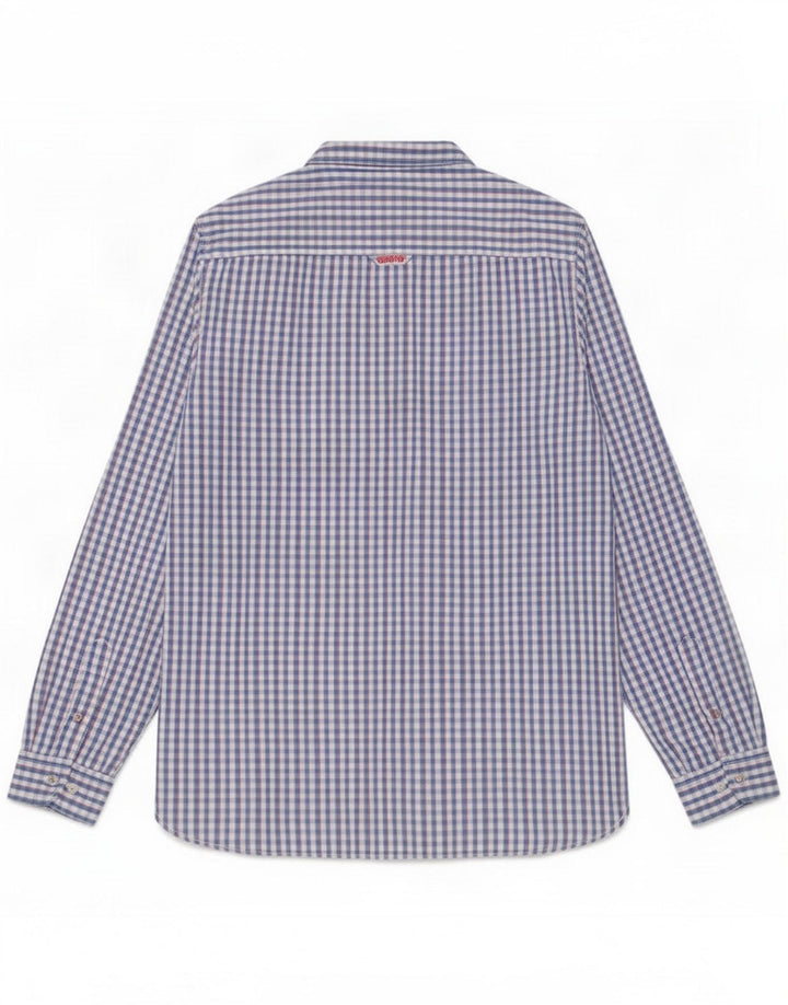 Crew Clothing Camicia slim fit da uomo grande a quadretti blu