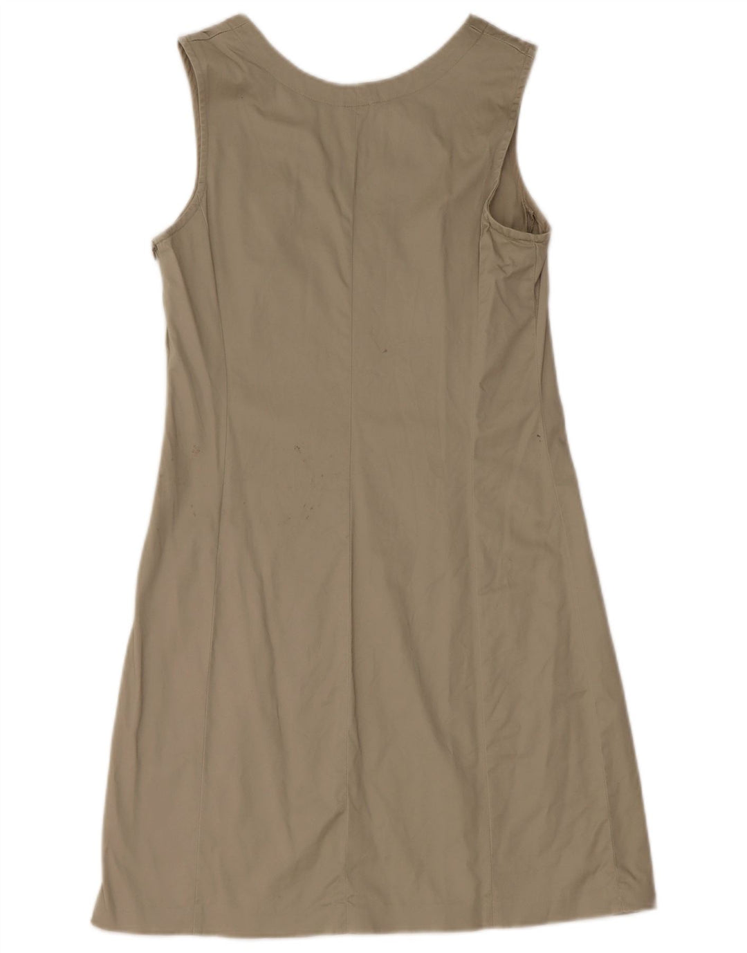 Abito tubino senza maniche da donna Benetton UK 12 medio cachi