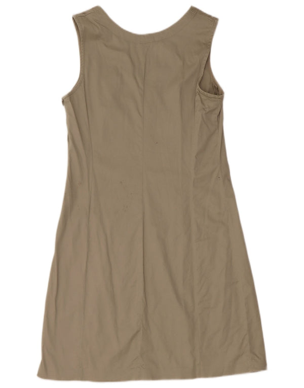 Abito tubino senza maniche da donna Benetton UK 12 medio cachi