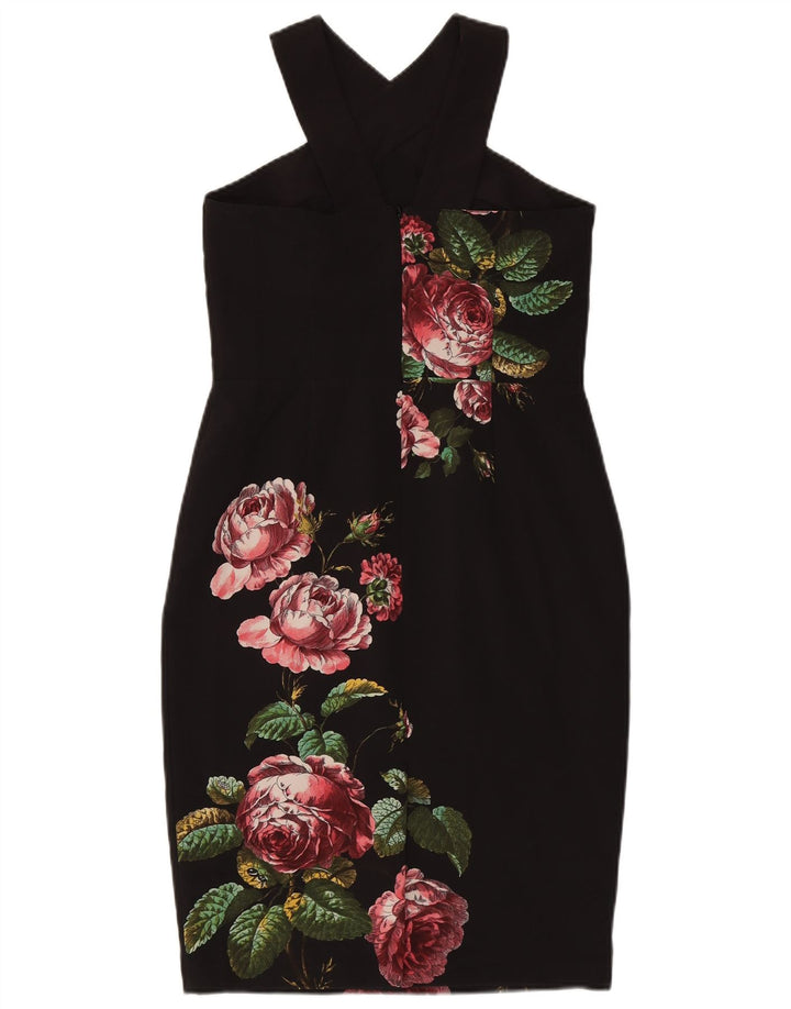 Abito Halter da donna Oasis UK 12 Poliestere floreale nero medio