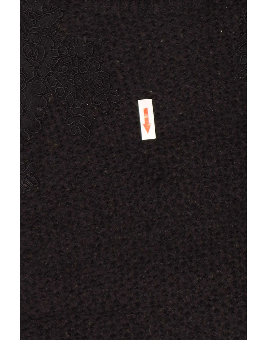 Maglione maglione con scollo a barca da donna Marks & Spencer UK 12 medio nero floreale
