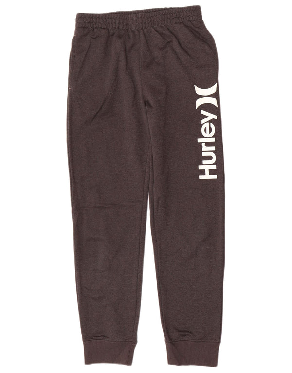 Pantaloni da tuta con grafica Hurley da ragazzo, pantaloni da jogging, 12-13 anni, grandi, grigi