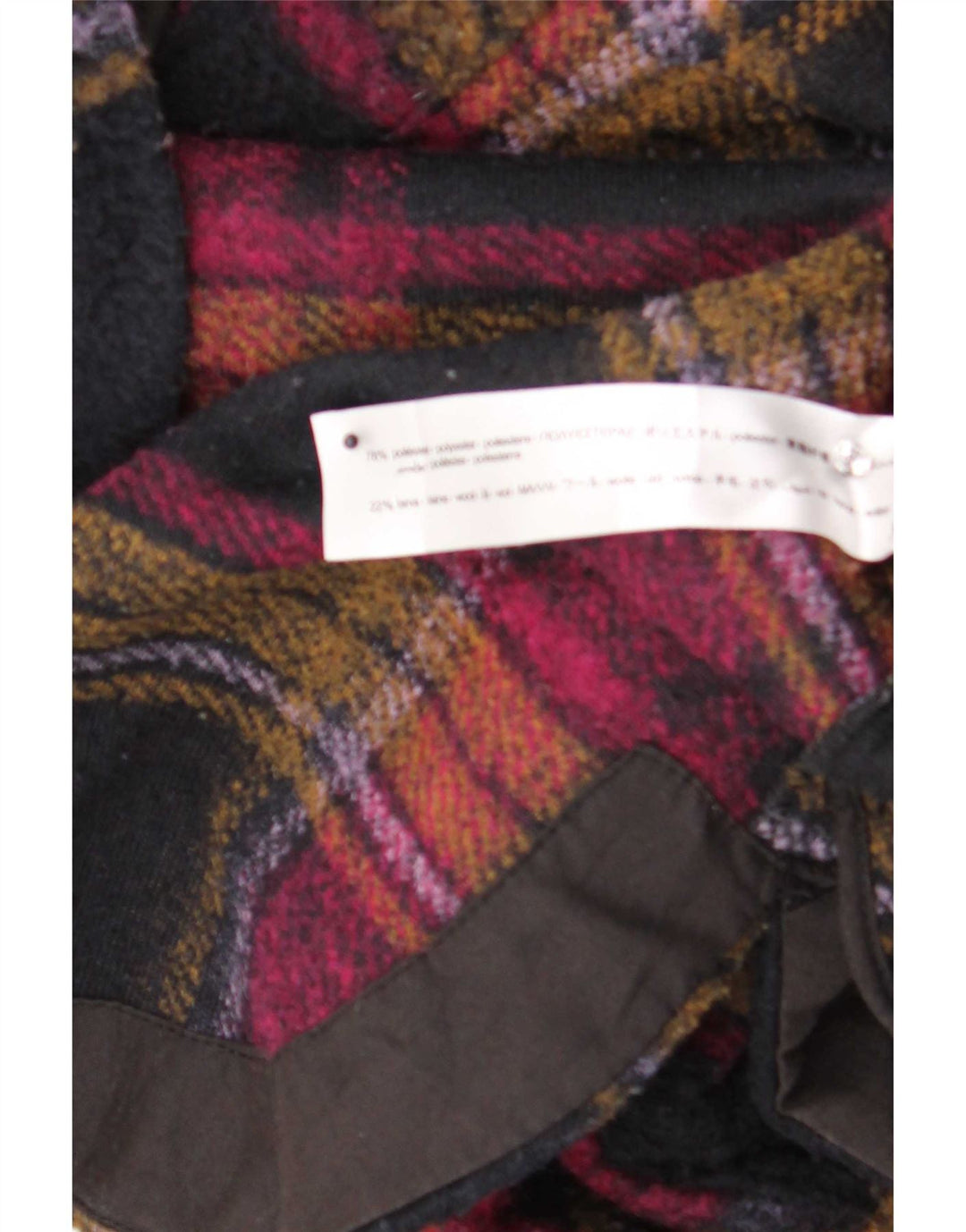 Giacca Shacket oversize da donna Zara UK 14 a quadri multicolore medio