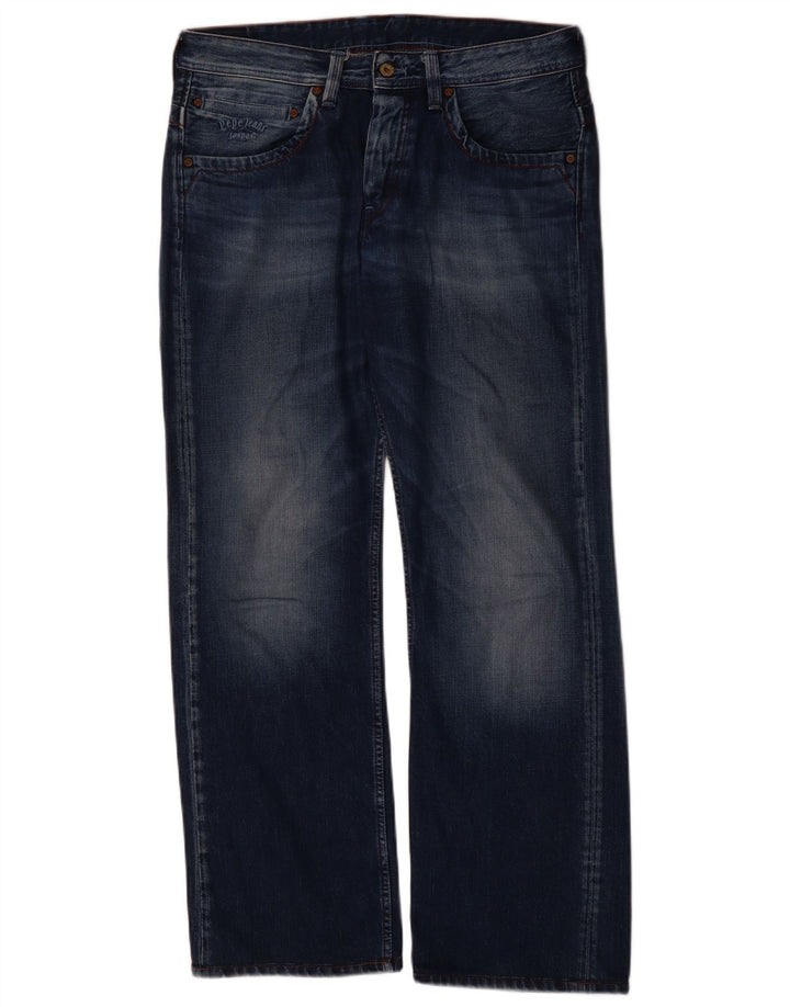 PEPE JEANS Jeans dritti da uomo W33 L34 Cotone blu